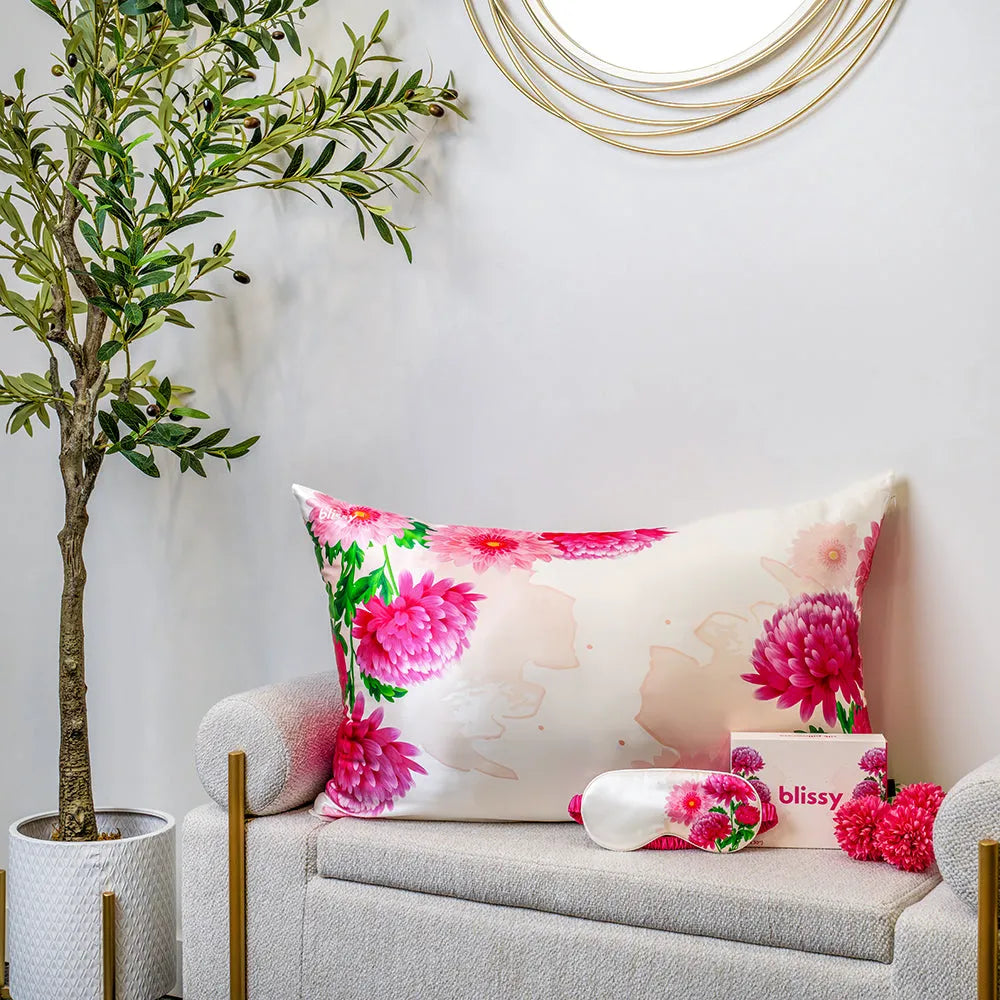 Pillowcase: Zodiac Flower Virgo Chrysanthemum (Queen)