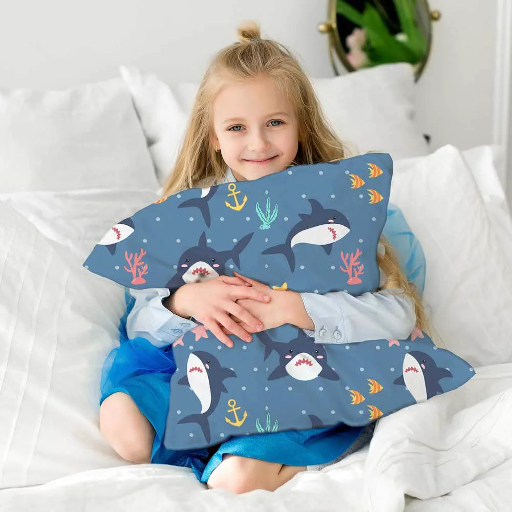 Shark Pillowcase - Junior Standard