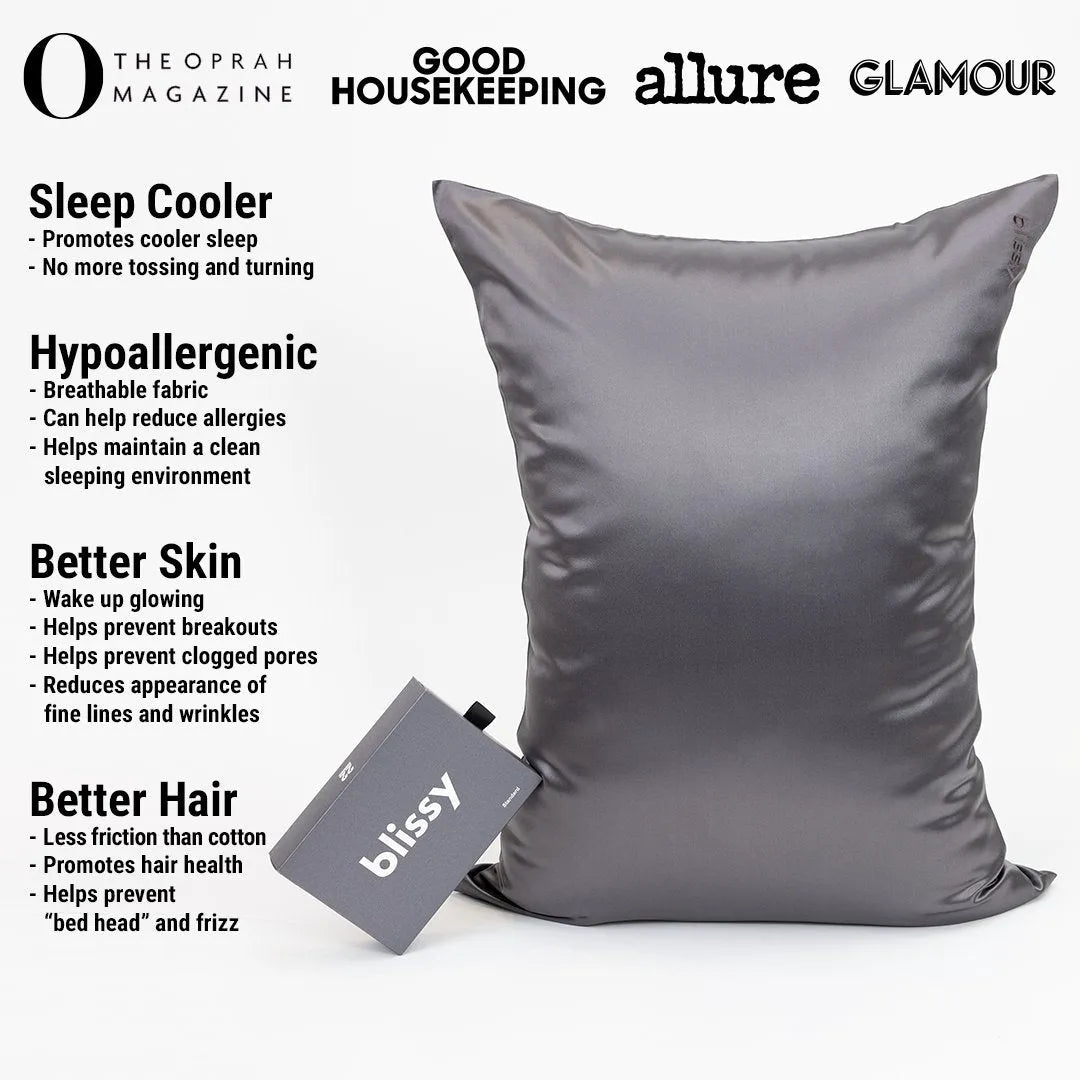 Queen Pillowcase in Grey