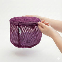 Blissy Mesh Laundry Bags, Plum, 3-Pack