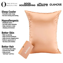 Pillowcase, Peach, Standard