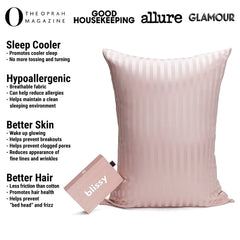 King Pillowcase in Pink Striped